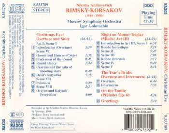 CD Nikolai Rimsky-Korsakov: Christmas Eve • Night On Mount Triglav 283039