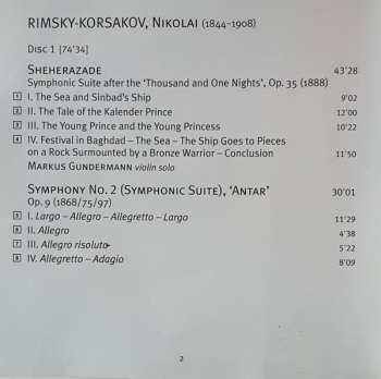 4CD Nikolai Rimsky-Korsakov: Orchestral Works Including Scheherazade 149928