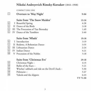 2CD Nikolai Rimsky-Korsakov: Overture And Suites From The Operas 118812