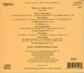 CD Nikolai Roslavetz: Piano Music 307969