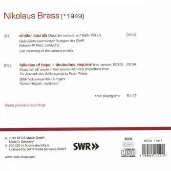 CD Nikolaus Brass: Choral & Orchestral Works - Vol. 2 359412