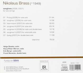 CD Nikolaus Brass: Songlines 401520