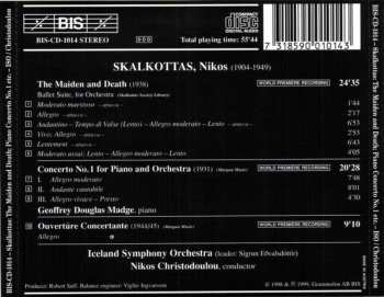 CD Nikos Skalkottas: The Maiden And Death, Ballet Suite · Piano Concerto No.1 · Ouvertüre Concertante 120967