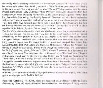 CD Wolfgang Haffner: 4 Wheel Drive