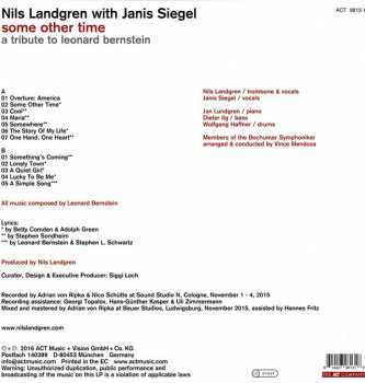 LP Nils Landgren: Some Other Time, A Tribute To Leonard Bernstein 138507