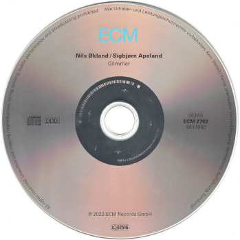 CD Nils Økland: Glimmer 476150