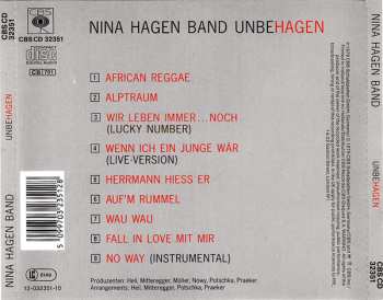 CD Nina Hagen Band: Unbehagen 37836