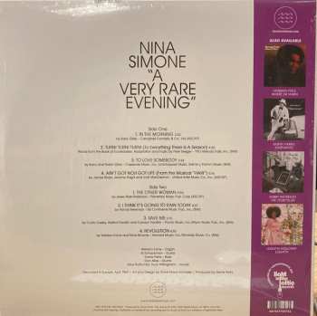 LP Nina Simone: A Very Rare Evening LTD 107446
