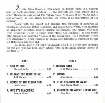 CD Nina Simone: At The Village Gate