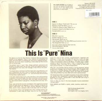 LP Nina Simone: Nina Simone And Piano ! LTD 391850