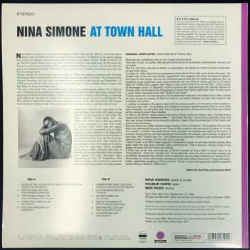 LP Nina Simone: Nina Simone At Town Hall LTD | CLR 75048