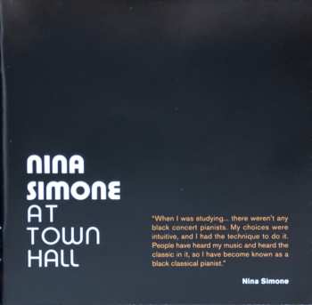 CD Nina Simone: Nina Simone At Town Hall + The Amazing Nina Simone 528414