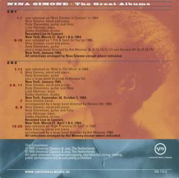 2CD Nina Simone: The Great Albums 430440