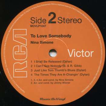 LP Nina Simone: To Love Somebody 36768