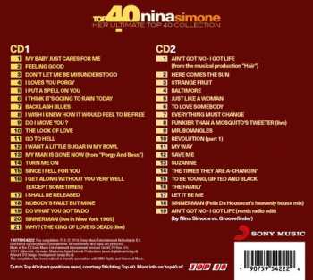 2CD Nina Simone: Top 40 Nina Simone - Her Ultimate Top 40 Collection DIGI 290823