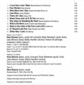 CD Nina Simone: Wild Is The Wind 40409