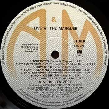 LP Nine Below Zero: Live At The Marquee