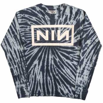 Merch Nine Inch Nails: Nine Inch Nails Unisex Long Sleeve T-shirt: Logo (wash Collection) (large) L