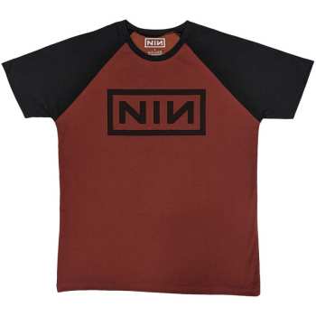 Merch Nine Inch Nails: Nine Inch Nails Unisex Raglan T-shirt: Classic Logo (xx-large) XXL