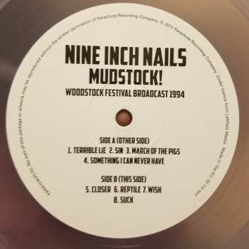 2LP Nine Inch Nails: Mud Stock! Woodstock Festival Broadcast 1994 DLX | CLR 383320