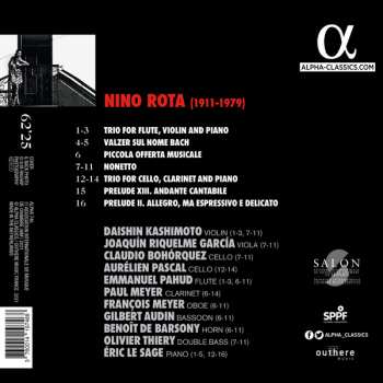 CD Nino Rota: Chamber Music 98725
