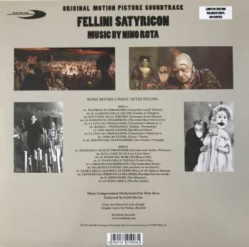 LP Nino Rota: Fellini Satyricon - Original Motion Picture Soundtrack LTD | CLR 77398