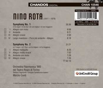 CD Nino Rota: Symphonies Nos 1 & 2 151862