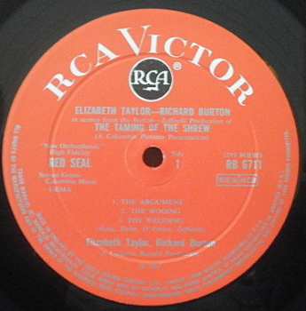 LP Nino Rota: The Taming Of The Shrew:  Scenes From The Motion Picture