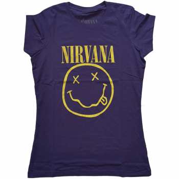 Merch Nirvana: Dámské Tričko Yellow Smiley  L