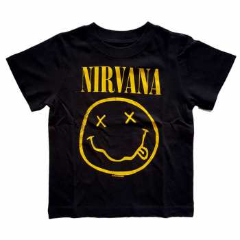 Merch Nirvana: Dětské Toddler Tričko Yellow Smiley 