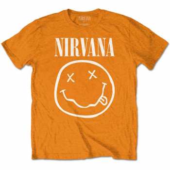 Merch Nirvana: Dětské Tričko White Smiley  11-12 let