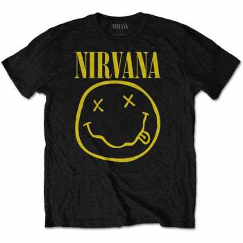 Merch Nirvana: Dětské Tričko Yellow Smiley  1-2 roky