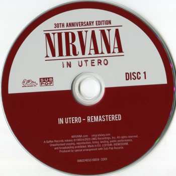 2CD Nirvana: In Utero DLX 511696