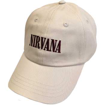 Merch Nirvana: Kšiltovka Text Logo Nirvana In Utero