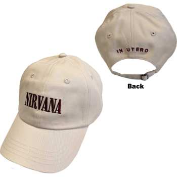 Merch Nirvana: Nirvana Unisex Baseball Cap: Text Logo In Utero
