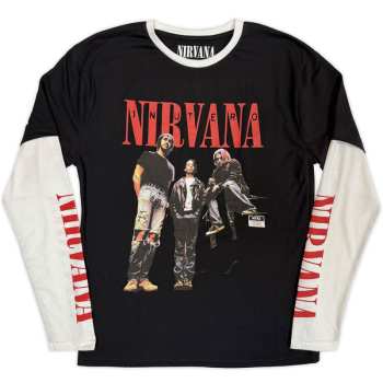 Merch Nirvana: Layered Long Sleeve Tričko In Utero Band Photo