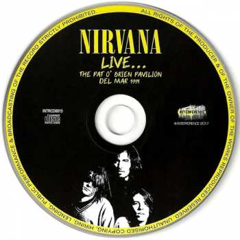 CD Nirvana: Live... The Pat O'Brien Pavilion, Del Mar 1991 240991