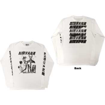 Merch Nirvana: Nirvana Unisex Long Sleeve T-shirt: Incesticide (back & Sleeve Print) (xx-large) XXL