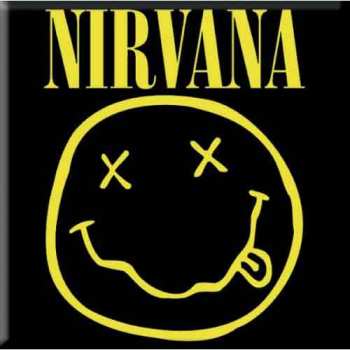 Merch Nirvana: Nirvana Fridge Magnet: Happy Face