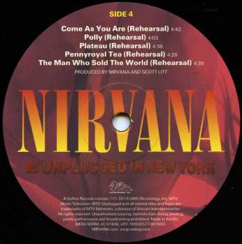 2LP Nirvana: MTV Unplugged In New York