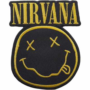 Merch Nirvana: Nášivka Logo Nirvana & Smiley