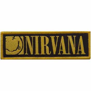 Merch Nirvana: Nášivka Logo Nirvana & Smiley
