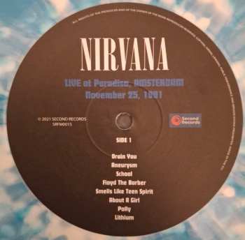 LP Nirvana: Live At Paradiso, Amsterdam - November 25, 1991 CLR | NUM