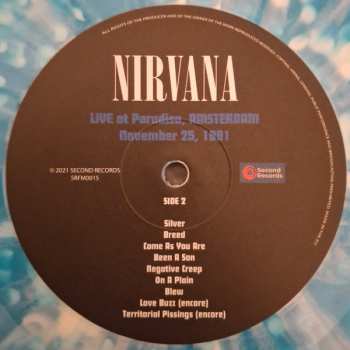 LP Nirvana: Live At Paradiso, Amsterdam - November 25, 1991 CLR | NUM
