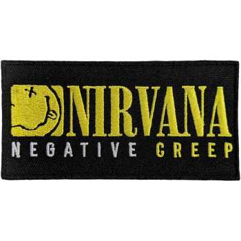 Merch Nirvana: Nirvana Standard Woven Patch: Negative Creep