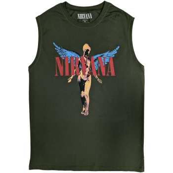 Merch Nirvana: Nirvana Unisex Tank T-shirt: Angelic (large) L