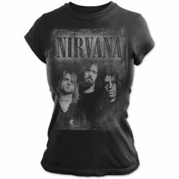 Merch Nirvana: Tričko Dámské Faded Faces XXL