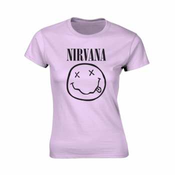Merch Nirvana: Tričko Dámské Smiley L