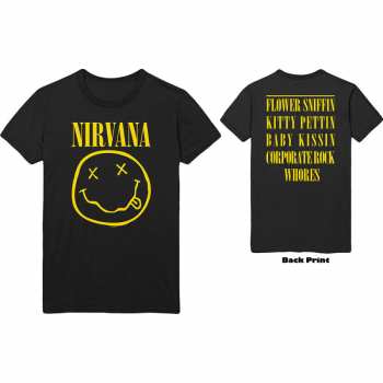 Merch Nirvana: Tričko Flower Sniffin  XXL