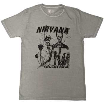 Merch Nirvana: Nirvana Unisex T-shirt: Incesticide Stacked Logo (back Print) (small) S